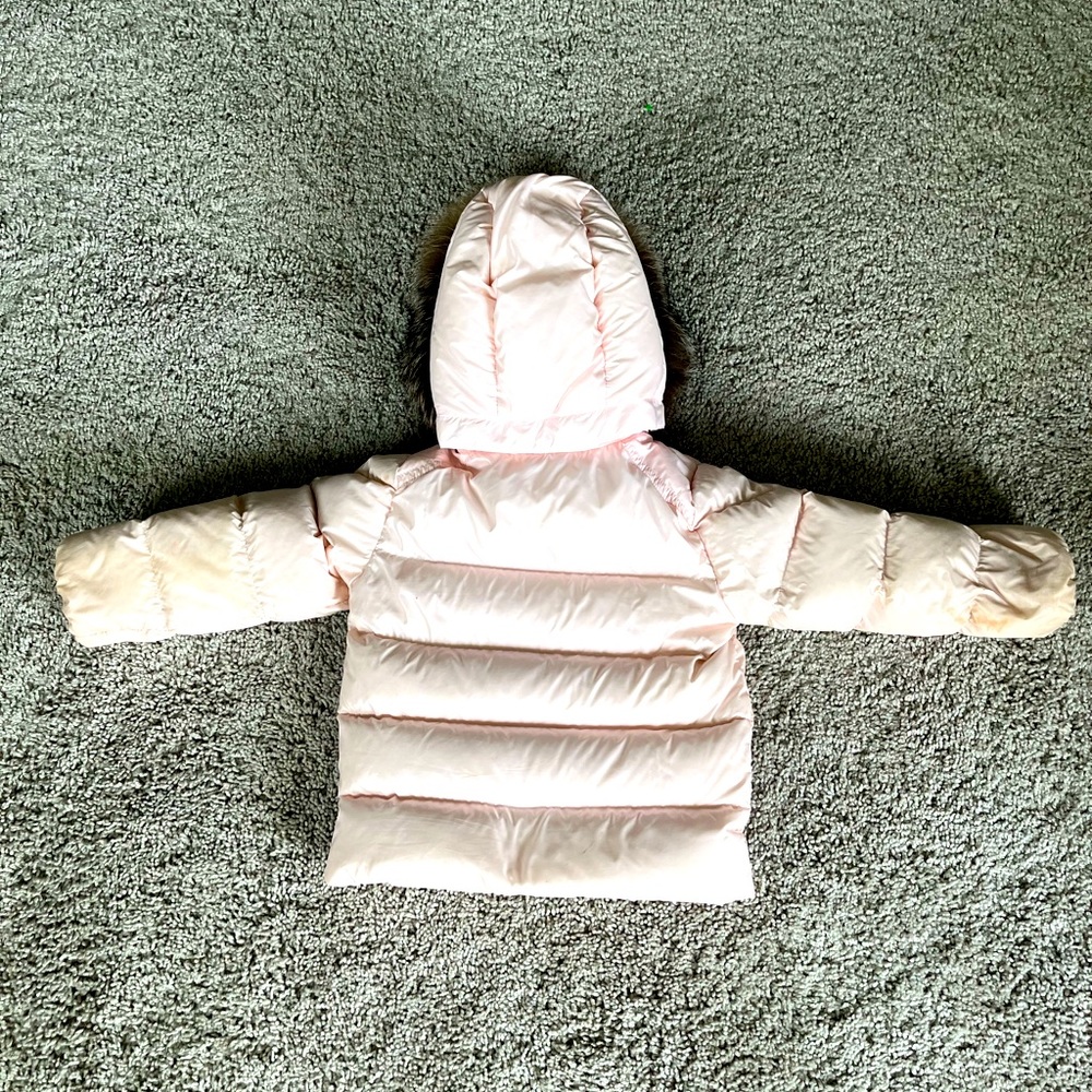 Pink Moncler coat size 2T